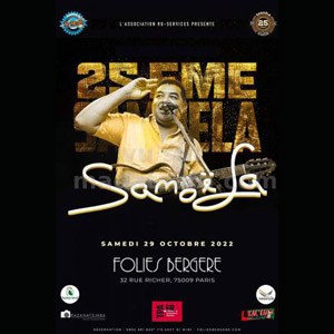 Samoëla Folies Bergère - Paris samedi 29 octobre 2022