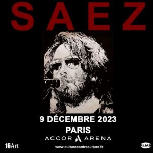 Saez Accor Arena - Paris samedi 9 décembre 2023
