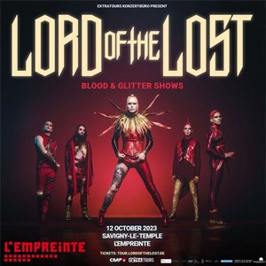 Lord of the Lost en concert à L'Empreinte en 2023