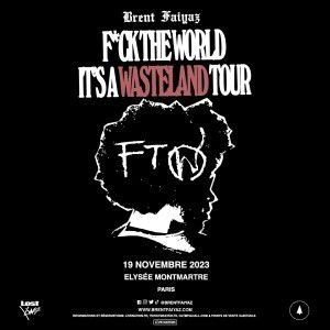 Brent Faiyaz Elysée Montmartre dimanche 19 novembre 2023