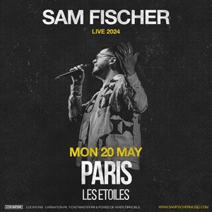 Sam Fischer en concert Les Étoiles en mai 2024