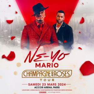Ne-Yo en concert à l'Accor Arena en mars 2024