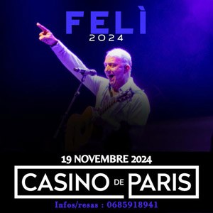 Feli en concert au Casino de Paris en novembre 2024