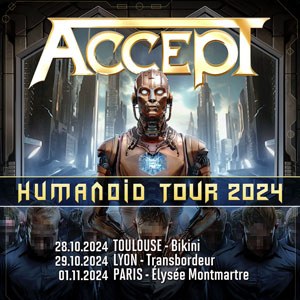 Concert Accept à l'Elysée Montmartre en 2024
