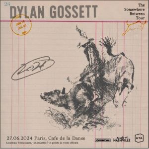 Dylan Gossett en concert au Café de la Danse en 2024