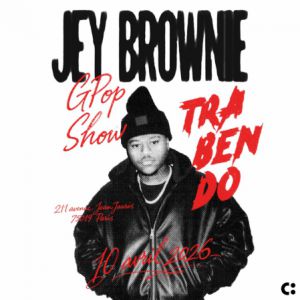 Jey Brownie en concert Le Trabendo en avril 2026