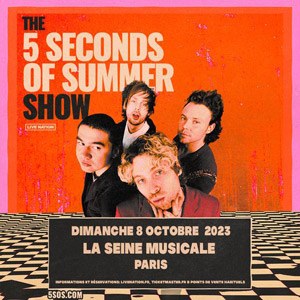 5 Seconds of Summer en concert à La Seine Musicale