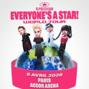 5 Seconds of Summer en concert Accor Arena le 8 avril 2026