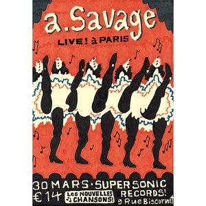A. Savage en concert au Supersonic Records