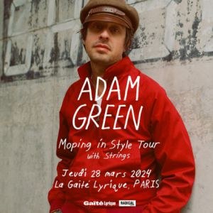 Adam Green en concert à La Gaite Lyrique en mars 2024