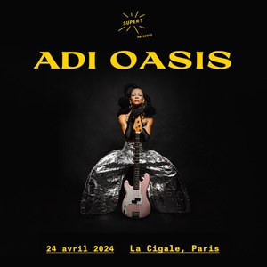 Adi Oasis en concert à La Cigale en avril 2024