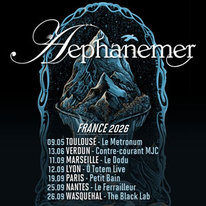 Aephanemer Concert Petit Bain Paris 2026
