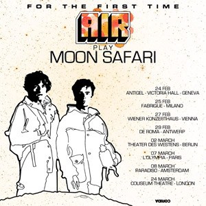 AIR en concert à L'Olympia en mars 2024