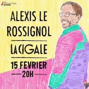 Alexis Le Rossignol en concert à La Cigale en février 2023