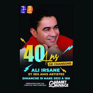 Ali Irsane en concert au Cabaret Sauvage en mars 2023