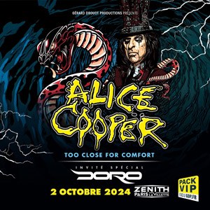 Alice Cooper en concert au Zenith Paris en octobre 2024