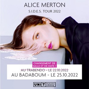 Billets Alice Merton Badaboum - Paris mardi 25 octobre 2022