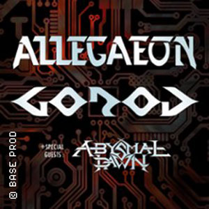 Allegaeon + Gorod + Abysmal Dawn Concert Petit Bain Paris 2026