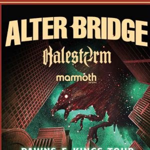 Billets Alter Bridge + Halestorm + Mammoth Whv Le Dôme de Paris - Palais des Sports - Paris mercredi 16 novembre 2022