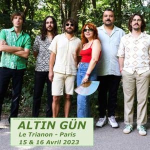 Altin Gun en concert au Trianon en avril 2023