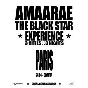 Amaarae en concert L'Olympia en avril 2026