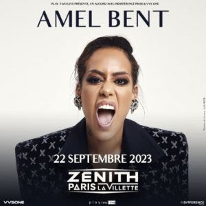 Billets Amel Bent Zénith de Paris - La Villette - Paris vendredi 22 septembre 2023