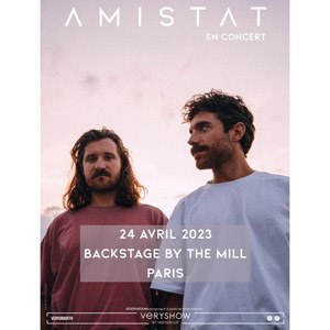 Amistat en concert au Backstage By the Mill en avril 2023