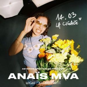 Anais Mva en concert à La Cigale en mars 2024