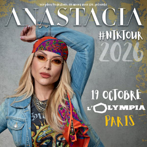 Anastacia en concert L'Olympia le 19 octobre 2026