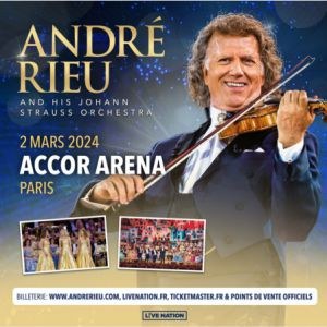 Andre Rieu en concert à l'Accor Arena en mars 2024