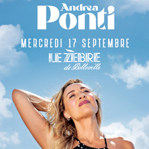Andrea Ponti en concert Le Zebre de Belleville le 17 septembre 2025
