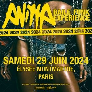Anitta en concert à l'Elysée Montmartre en juin 2024