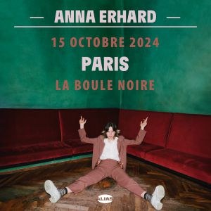 Anna Erhard en concert à La Boule Noire en 2024