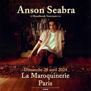 Anson Seabra en concert à la Maroquinerie en avril 2024