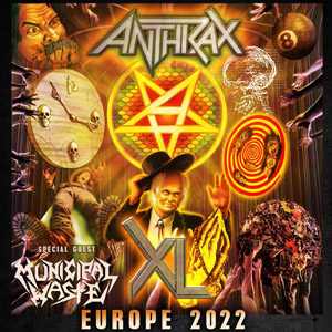 Anthrax  en concert au Bataclan en octobre 2022