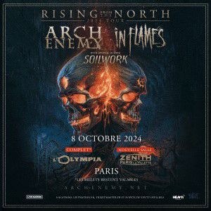 Arch Enemy et In Flames en concert au Zénith de Paris en octobre 2024