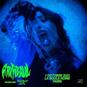 Ari Abdul en concert à La Boule Noire le 1er octobre 2023