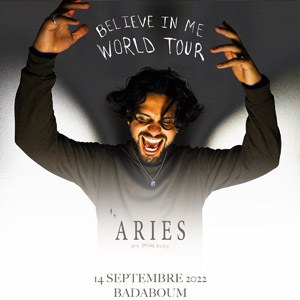 Aries en concert au Badaboum en septembre 2022