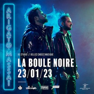 Arigato Massaï en concert à La Boule Noire en janvier 2023