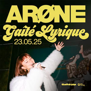 Arøne en concert à La Gaite Lyrique en mai 2025