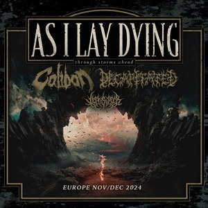 As I Lay Dying en concert au Trianon en 2024