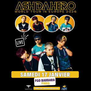 Ash Da Hero en concert FGO-Barbara le 17 janvier 2026