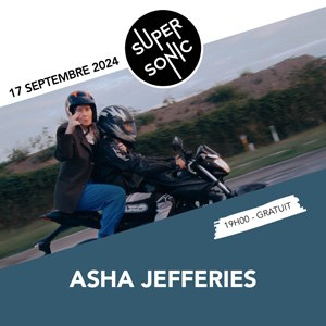 Asha Jefferies en concert au Supersonic Records