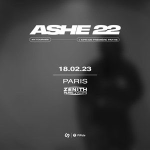 Ashe 22 en concert au Zénith de Paris en 2023