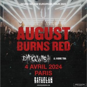 August Burns Red en concert à Le Bataclan en 2024