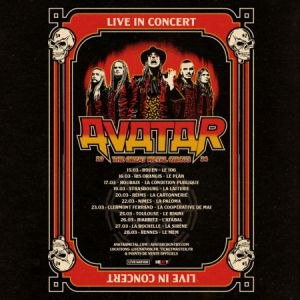Avatar en concert Le Plan en mars 2024