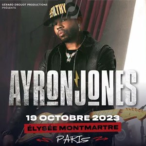 Ayron Jones en concert à l'Elysée Montmartre le 19 octobre 2023