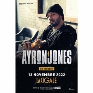 Ayron Jones en concert à La Cigale en novembre 2022