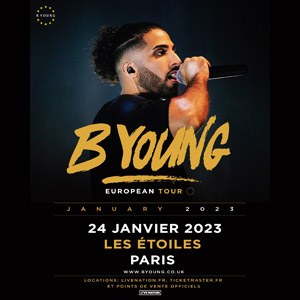 B Young en concert Les Etoiles en janvier 2023