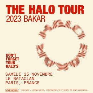 Bakar en concert au Bataclan le 25 novembre 2023